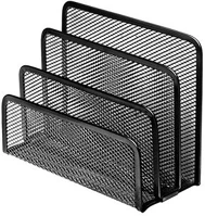 Forofis 91320 Levéltartó  3 rekeszes fémhálós 17,8x7,6x12 cm fekete kép