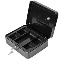 Forofis 91623 Pénzkazetta  25 cm fekete színben kép