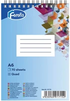 Forofis A/6 70 Jegyzettömb spirálos  a/6 70 lapos kockás kép