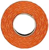 Fortuna 01.00384 Árazószalag  25x16 mm perforált narancssárga 10 tekercs/csomag kép