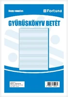 Fortuna 01.00593 Gyűrűskönyv betét  a/4 50 lapos 4 lyukú vonalas kép