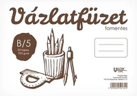 Fortuna 01.01462 Vázlatfüzet spirálozott  b/5 120 g 32 lapos famentes kép