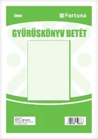Fortuna 01.01739 Gyűrűskönyv betét  a/4 50 lapos 4 lyukú sima kép