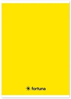 Fortuna 01.02081 Füzet vonalas  monocolor a/5 32 lapos sárga kép