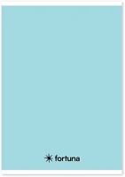 Fortuna 01.02086 Füzet vonalas  monocolor a/5 32 lapos pasztell kék kép