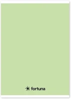 Fortuna 01.02088 Füzet vonalas  monocolor a/5 32 lapos pasztell zöld kép