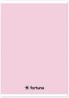 Fortuna 01.02090 Füzet vonalas  monocolor a/5 32 lapos pasztell rózsaszín kép