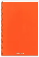 Fortuna 01.02116 Spirálfüzet vonalas  monocolor a/5 70 lapos narancssárga kép