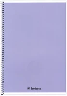Fortuna 01.02125 Spirálfüzet vonalas  monocolor a/5 70 lapos pasztell lila kép