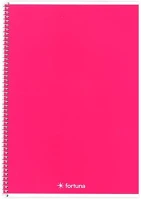 Fortuna 01.02129 Spirálfüzet vonalas  monocolor a/4 70 lapos magenta kép