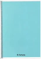 Fortuna 01.02137 Spirálfüzet vonalas  monocolor a/4 70 lapos pasztell kék kép