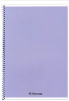 Fortuna 01.02142 Spirálfüzet vonalas  monocolor a/4 70 lapos pasztell lila kép