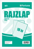 Fortuna 01.02526 Rajzlap famentes  a/3 120 g 10 íves kép