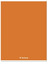 Fortuna 01.08655 Füzet kockás  monocolor a/4 32 lapos 87-32 narancssárga kép