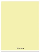 Fortuna 01.08659 Füzet kockás  monocolor a/4 32 lapos 87-32 pasztell sárga kép