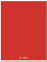 Fortuna 01.08661 Füzet kockás  monocolor a/4 32 lapos 87-32 piros kép