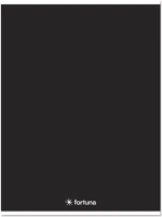 Fortuna 01.08666 Füzet kockás  monocolor a/5 32 lapos 27-32 fekete kép