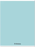 Fortuna 01.08670 Füzet kockás  monocolor a/5 32 lapos 27-32 pasztell kék kép