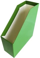 Fortuna 02.0014405 Irattartó papucs  elegant 90 mm karton fóliás zöld kép