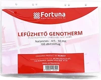 Fortuna 02.00257 Lefűzhető genotherm  a/5 50 mikron narancsos 100 darabos kép