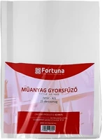 Fortuna 02.00675 Gyorsfűző  műanyag fehér 25 darabos kép