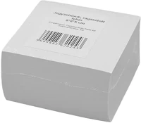 Fortuna 03.00093 Kockatömb fehér  8x8x5 cm ragasztott famentes kép