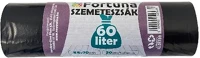 Fortuna 12.01739 Szemeteszsák  60l fekete 55x70 cm 20 darabos kép