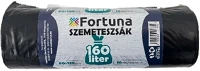 Fortuna 12.01742 Szemeteszsák  160l fekete 80x120 cm 10 darabos kép