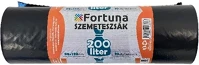 Fortuna 12.01743 Szemeteszsák  200l fekete 95x120 cm 10 darabos kép