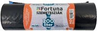 Fortuna 200l Szemeteszsák fortuna 200l fekete 95x120 cm 10 db/tekercs