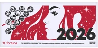 Fortuna TA24 HOLDFÁZISSAL 2026 Asztali naptár  ta24 holdfázissal 2026. kép
