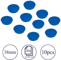 Franken HMS36 03 Mágnes 38mm, erősség: 2500 g.  10 db/csomag, kék kép