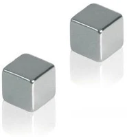 Franken ÜVEGTÁBLÁHOZ, 4 Mágnes, 1x1x1x1cm, erős, üvegtáblához, 4 db/csomag,  ezüst kép