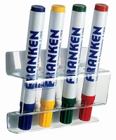 Franken Z1981 Táblamarker tartó mágneses 4 db marker tárolására alkalmas  átlátszó kép