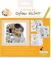 Fridolin 11152 Kreatív színezőfüzet gustav klimt 4 motívum, összecsukható kép