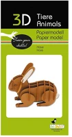Fridolin 11688 3d papírmodell  mezei nyúl kép