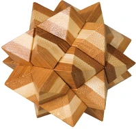 Fridolin 17462 Játék puzzle iq-test star bambusz kép