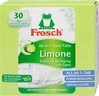 Frosch COR_KHT1185 Mosogatógép tabletta, 30 db, zöldcitrom kép