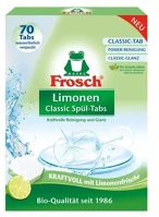 Frosch FR-5869 Mosogatógép tabletta 70 db/doboz  zöldcitrom kép