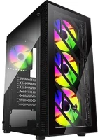 Fsp CMT192 Táp nélküli ablakos mid tower számítógépház fekete kép