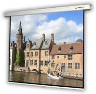 Funscreen 16:9 215CM×305CM Motor 16:9 215cm×305cm motoros fali vetítővászon kép