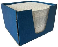 Fűzfői COR_FFSK01600007G Kockatömb, 100x100 mm, adagolóval, kockás kép