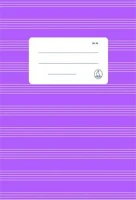 Fűzfői COR_FFT3616 Füzet, tűzött, a5, hangjegy, 16 lap,  harmónia 