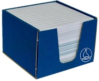 Fűzfői K01600001G Kockatömb, 100x100 mm, adagolóval, vonalas kép