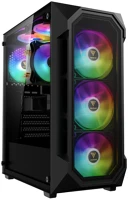 Gamdias 16333-12654-40000-G Aura gc1 elite argb tempered glass black kép