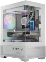 Gamdias 16334-02F23-10000-G Aura gc9m elite argb tempered glass white kép