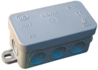 Gao 5229H Ip54 kötődoboz, 75 x 45 mm, falon kívüli, vízmentes, szürke kép