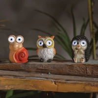 Garden of eden 11428D Szolár állatfigurák - 3 féle - 2 fehér led - 8,5 cm kép