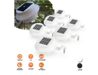 Garden of eden 11445WH-6 6 db kültéri ereszcsatornára szerelhető napelemes lámpa, fehér 11445 wh kép