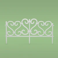 Garden of eden 11468A Virágágyás szegély/kerítés (sorolható) - műanyag - 62x32 cm () kép